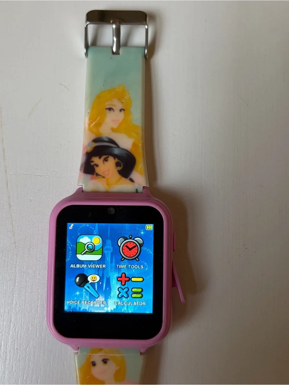 Disney Princess Accutime Girls Kids Touchscreen Camera Smart Watch